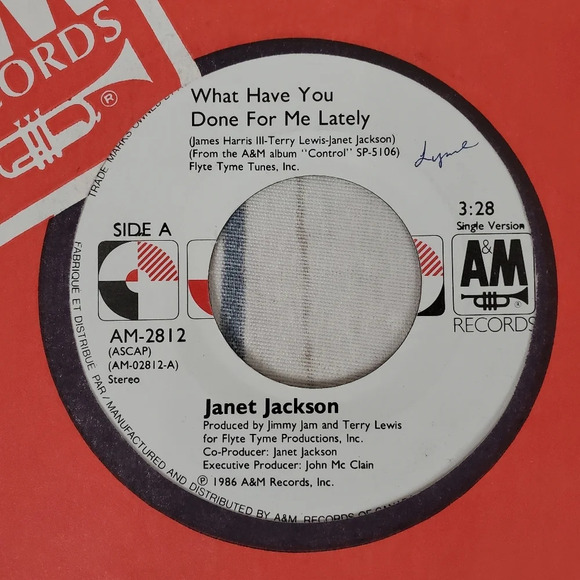 2/$25 Janet Jackson 1986  What Have You Done For Me Lately 45 Vinyl Record - Picture 3 of 8